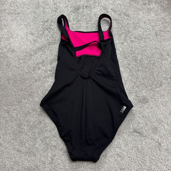 Nabaiji Aqua Resist One Piece Swimwear Womens XS Black Backless Training Active - Picture 2 of 10